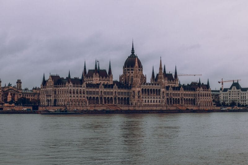 Top 10 Historical Buildings: Hungarain Parliament Building from across the Danube